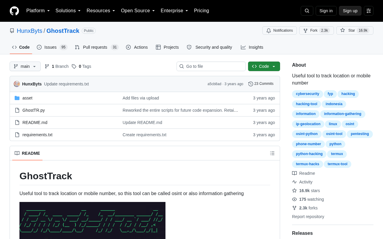 GhostTrack: An Analysis of the Open-Source IP and Phone Number Tracking Tool