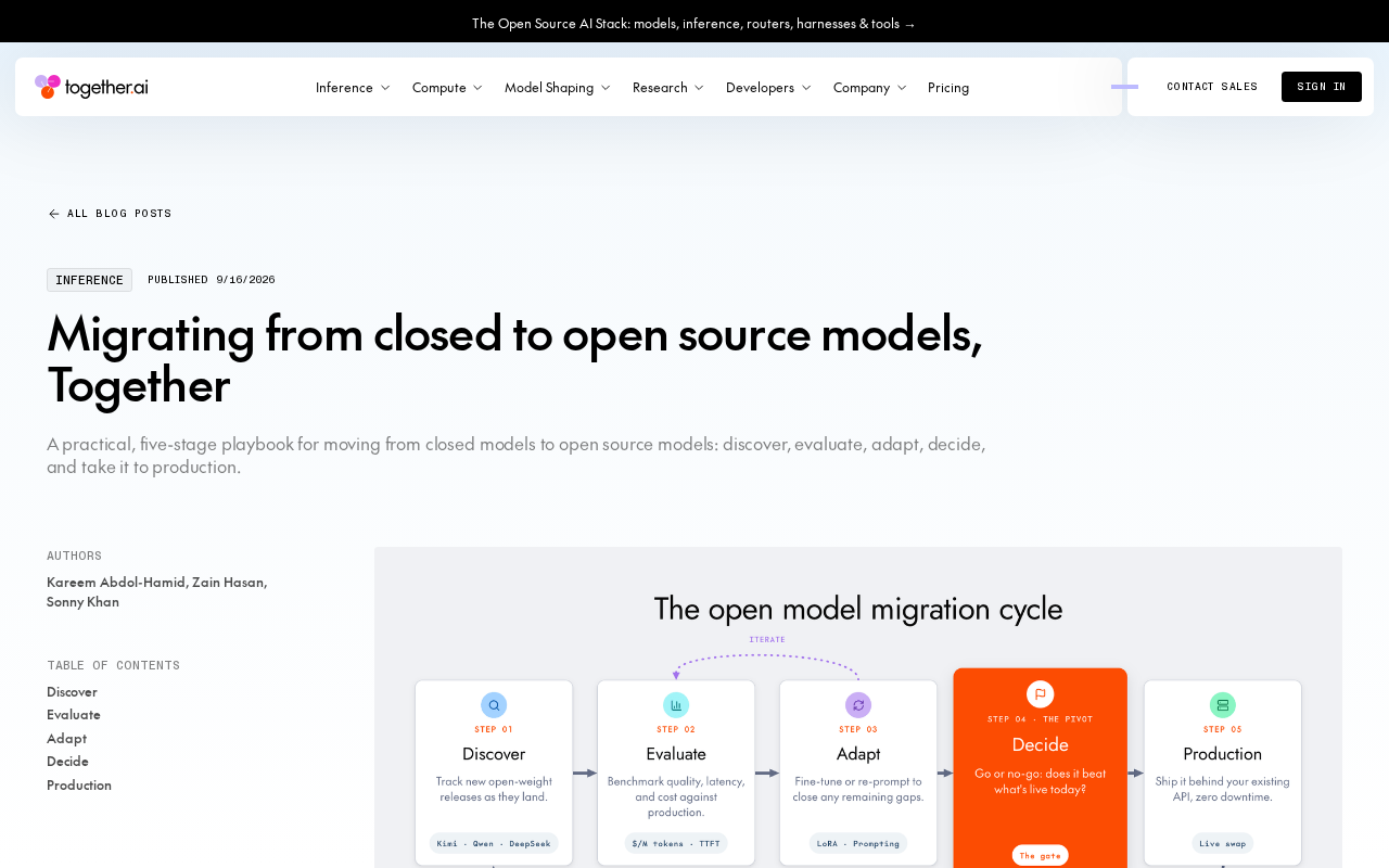 Migrating from Closed-Source to Open-Source Models: A Five-Phase Playbook
