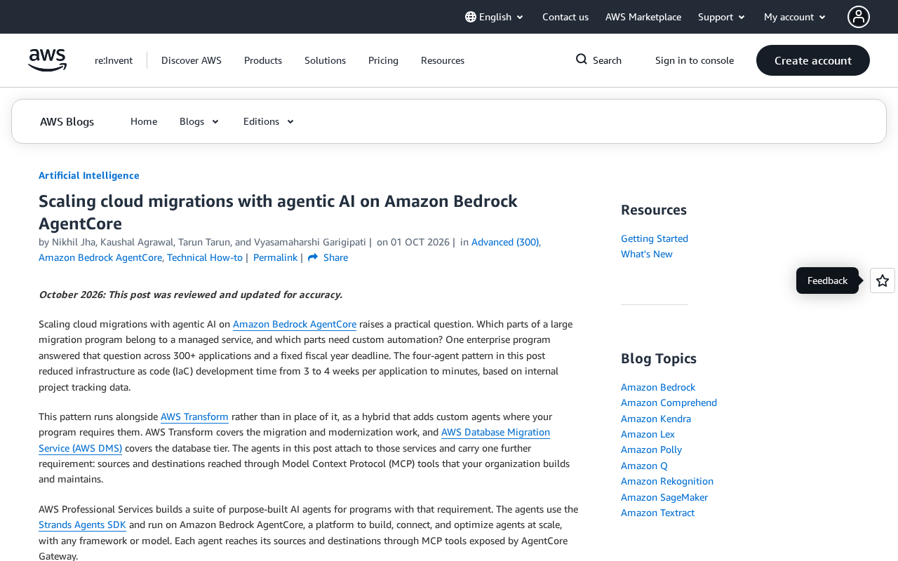 Agentic AI Reimagines Cloud Migration: A Deep Dive into AWS Bedrock AgentCore
