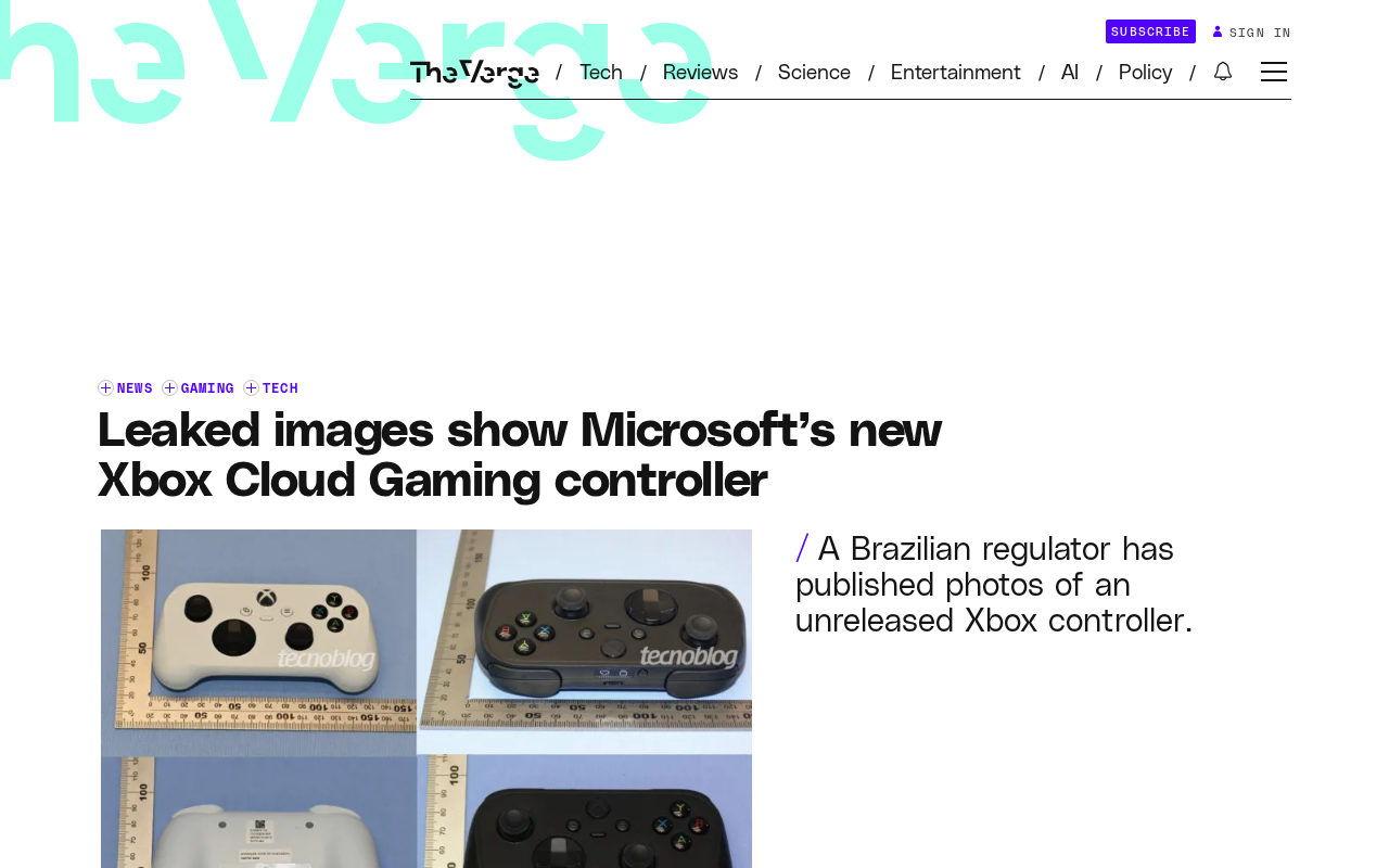 Microsoft Xbox Cloud Gaming Controller Leaked: Built-in Wi-Fi for Direct Cloud Connection, No Console Required