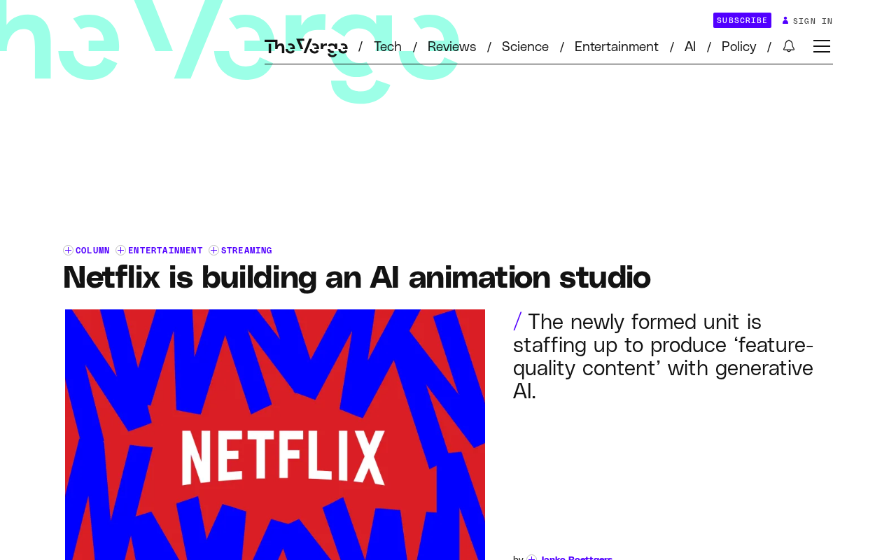 Netflix Forms AI Animation Studio INKubator: Short-Form Animation as the Breakthrough