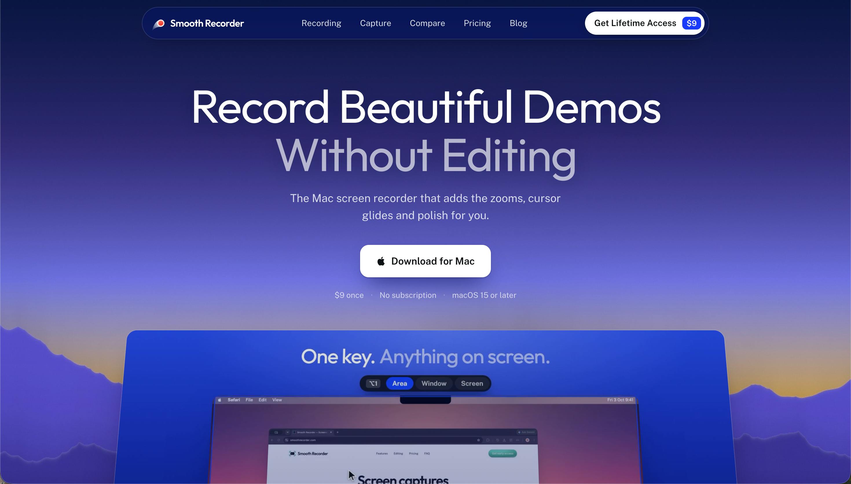 Smooth Recorder: The Mac Screen Recording Tool That Delivers a Finished Video the Moment You Stop