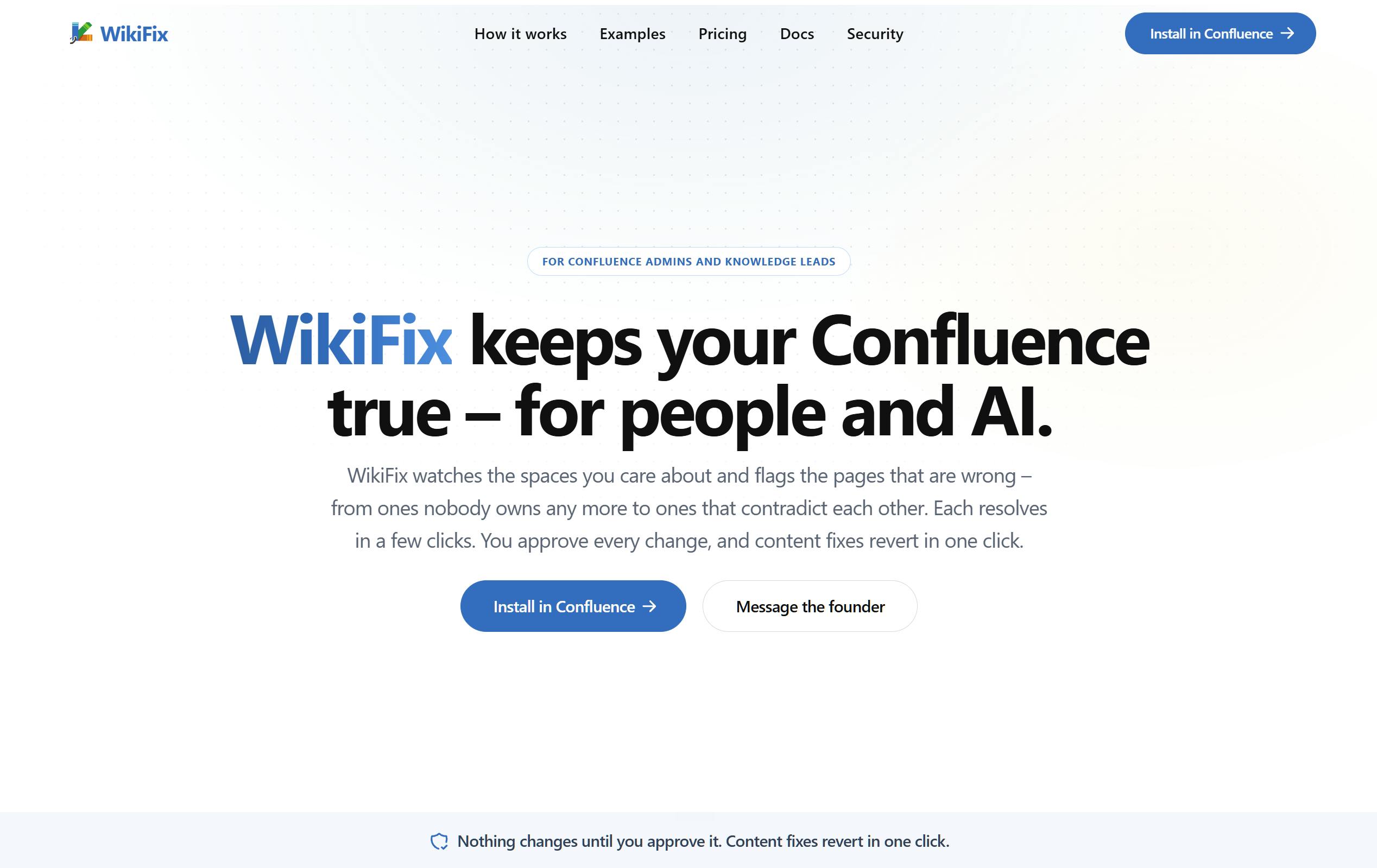 WikiFix for Confluence: Using AI to Automatically Fix Contradictions and Redundancies in Your Knowledge Base
