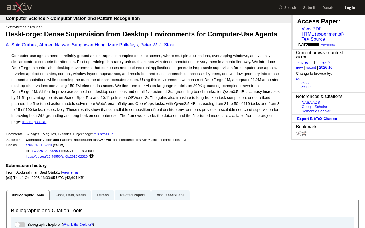 DeskForge: Training Computer-Use Agents with Dense Supervision from Desktop Environments