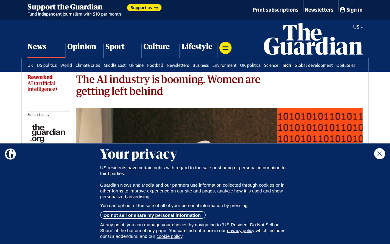 The AI Industry Is Booming — But Women Are Being Left Behind