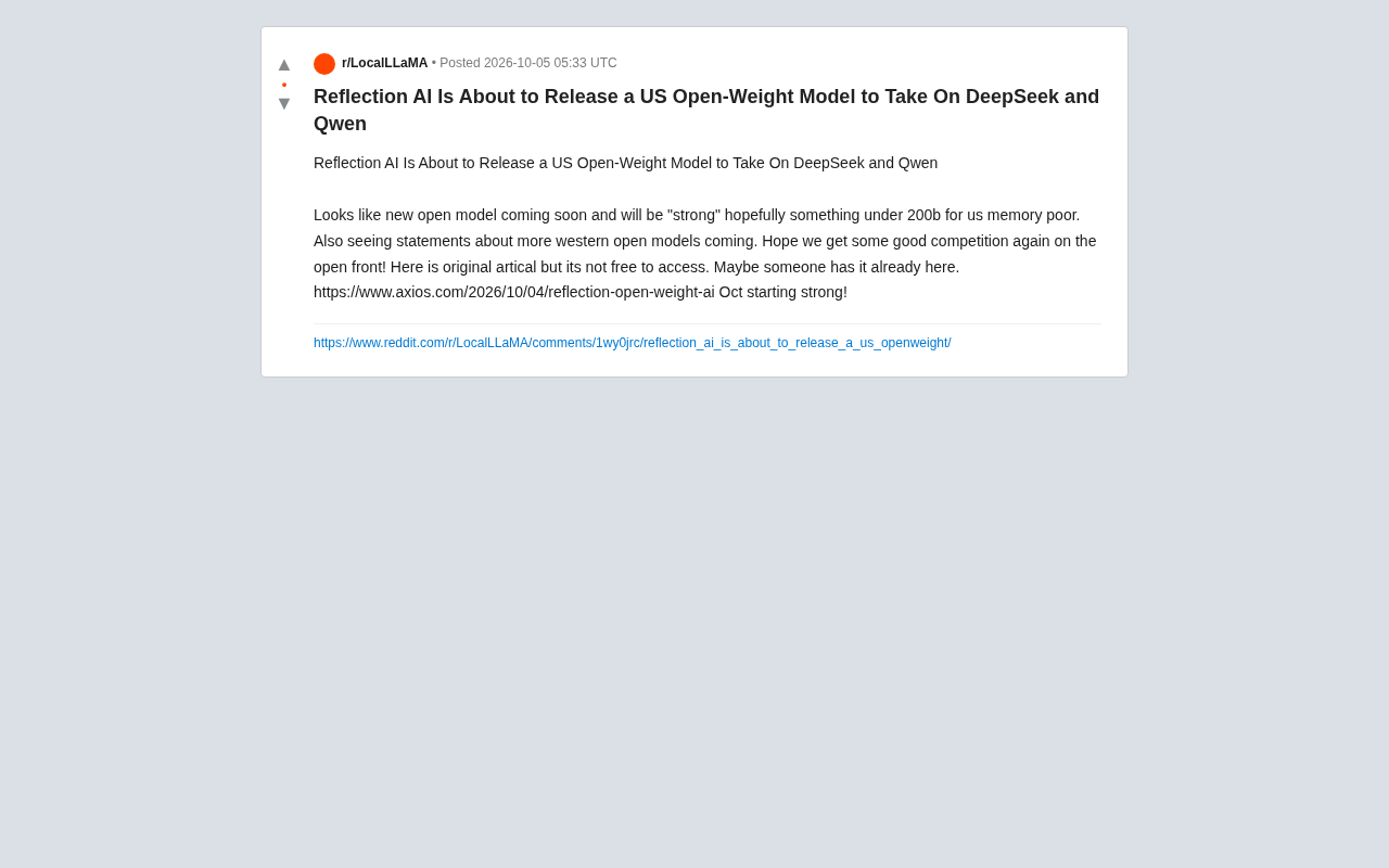 Reflection AI to Launch US Open-Weight Model, Taking Aim at DeepSeek and Qwen
