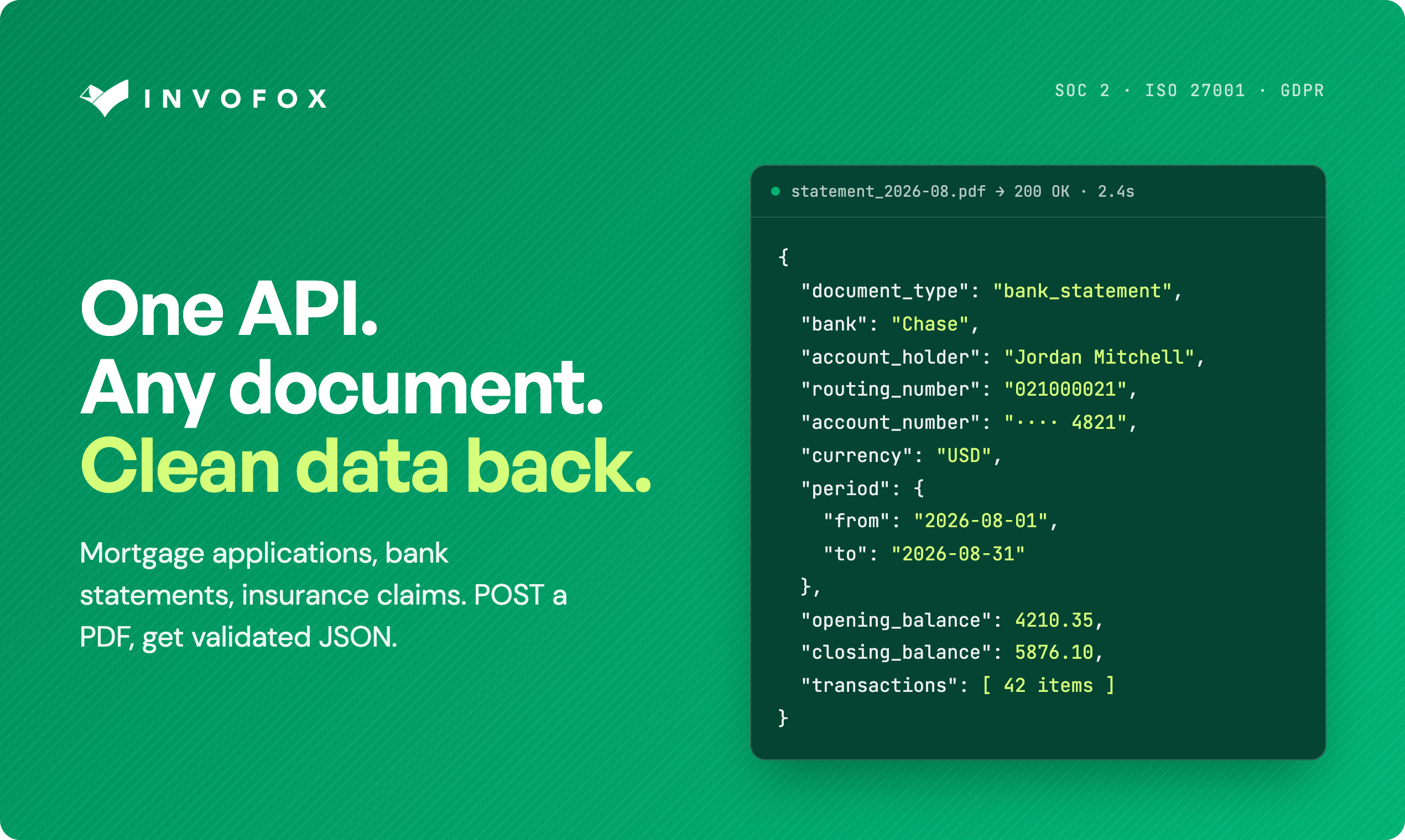 Invofox Self Serve: Document Extraction API with 99% Accuracy Backed by SLA