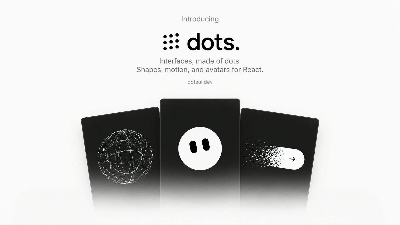 Dots UI: The Particle Morphing Component Library That Brings React Interfaces to Life