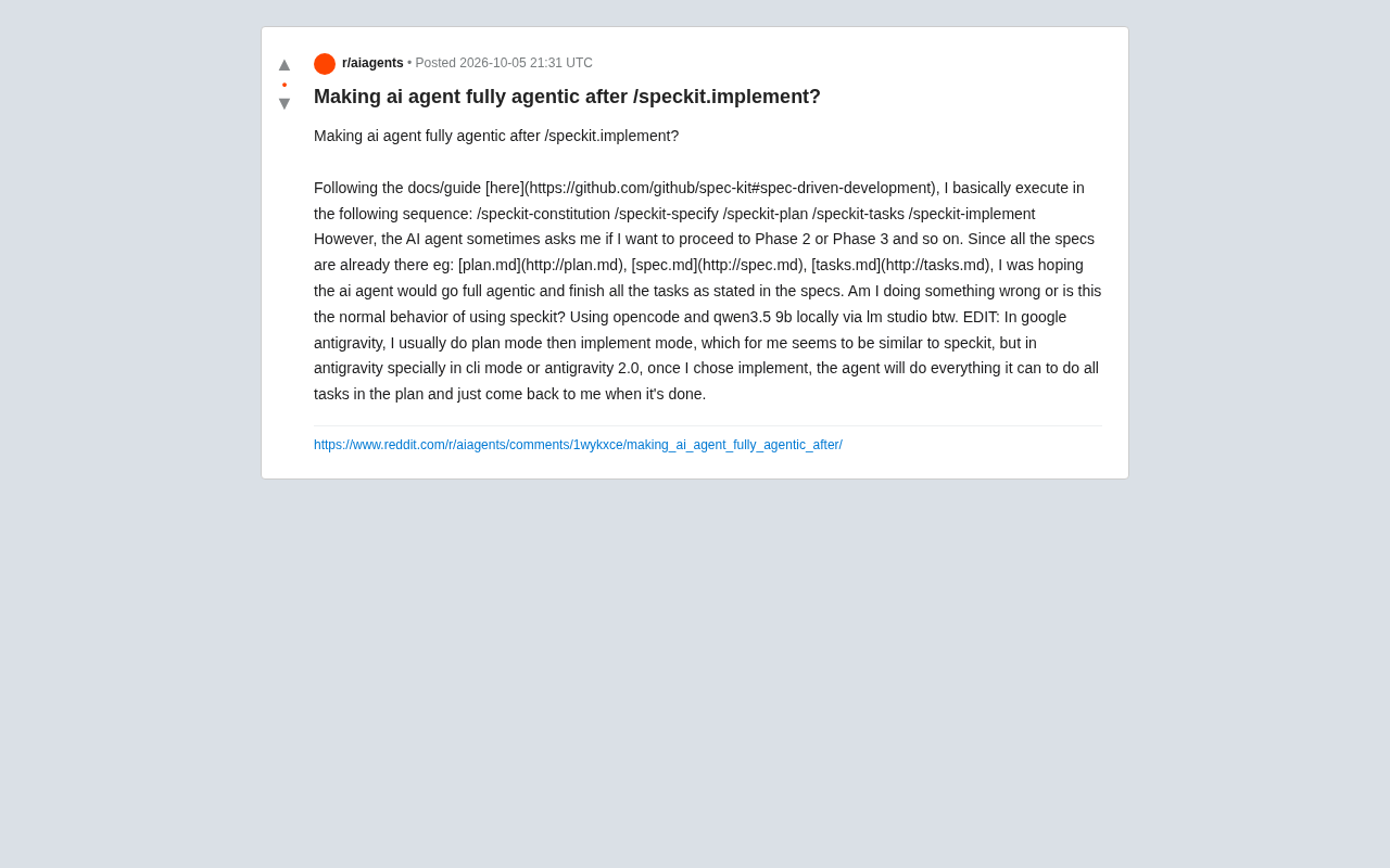 Spec-Kit 实现阶段如何让 AI Agent 全自动跑完任务?