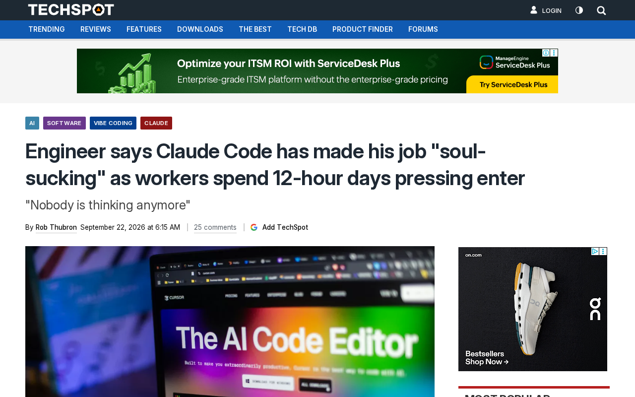 Engineers Complain: Claude Code Makes Programming 'Soul-Sucking'