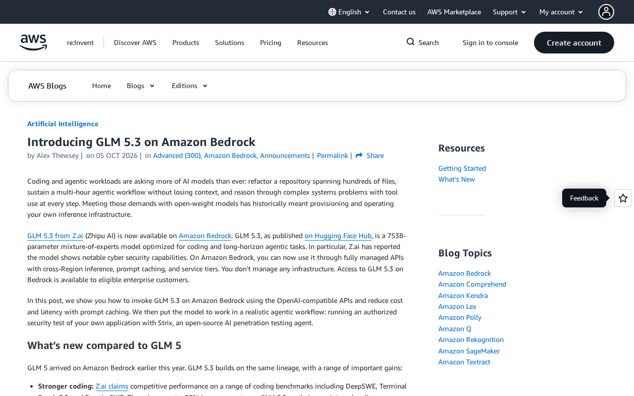 GLM 5.3 Arrives on Amazon Bedrock: 753B-Parameter Model Built for Coding and Agentic Tasks