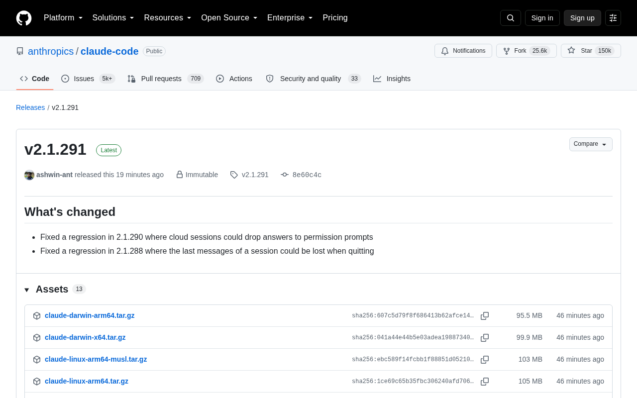 Claude Code v2.1.291 Released: Fixes Session and Permission Regression Issues