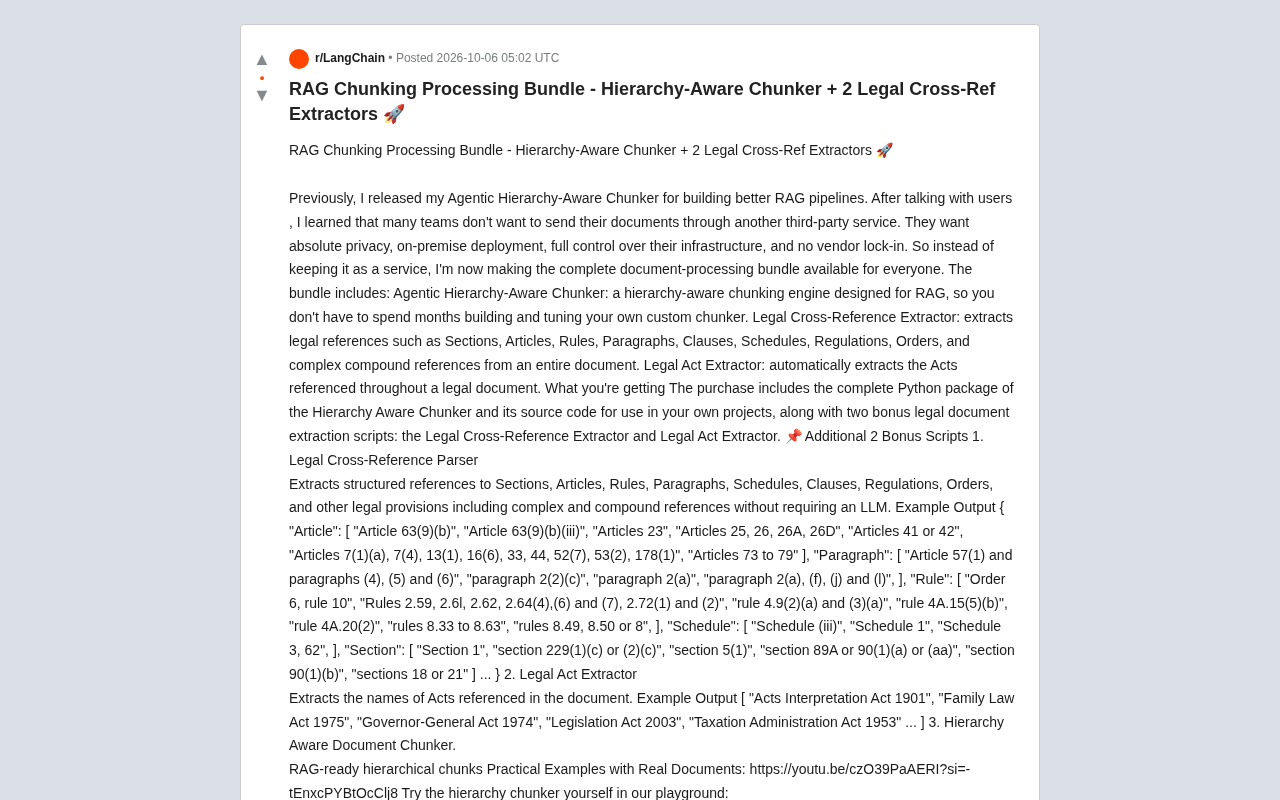 Hierarchy-Aware RAG Chunking Toolkit: A Private Deployment Solution Built for Legal Documents