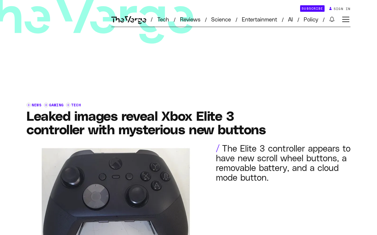 Xbox Elite 3 Controller Leaked: Two Mysterious New Buttons Revealed, Sparking Player Speculation