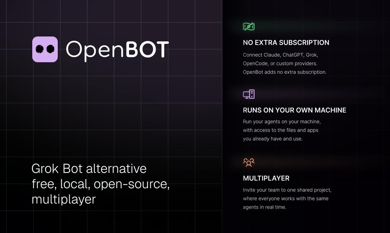 OpenBot:开源免费的AI队友工作台,多模型协作新选择