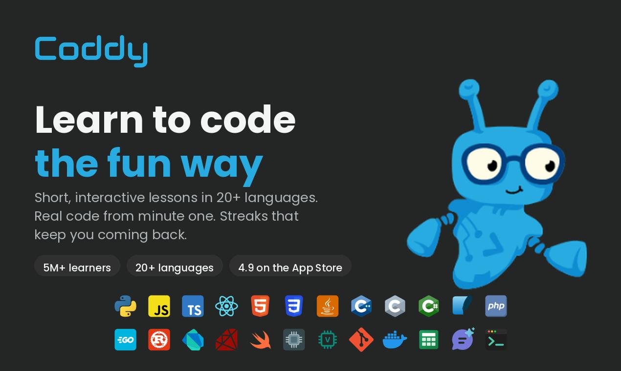Coddy: An AI Platform for Gamified Programming Learning Across 20+ Languages