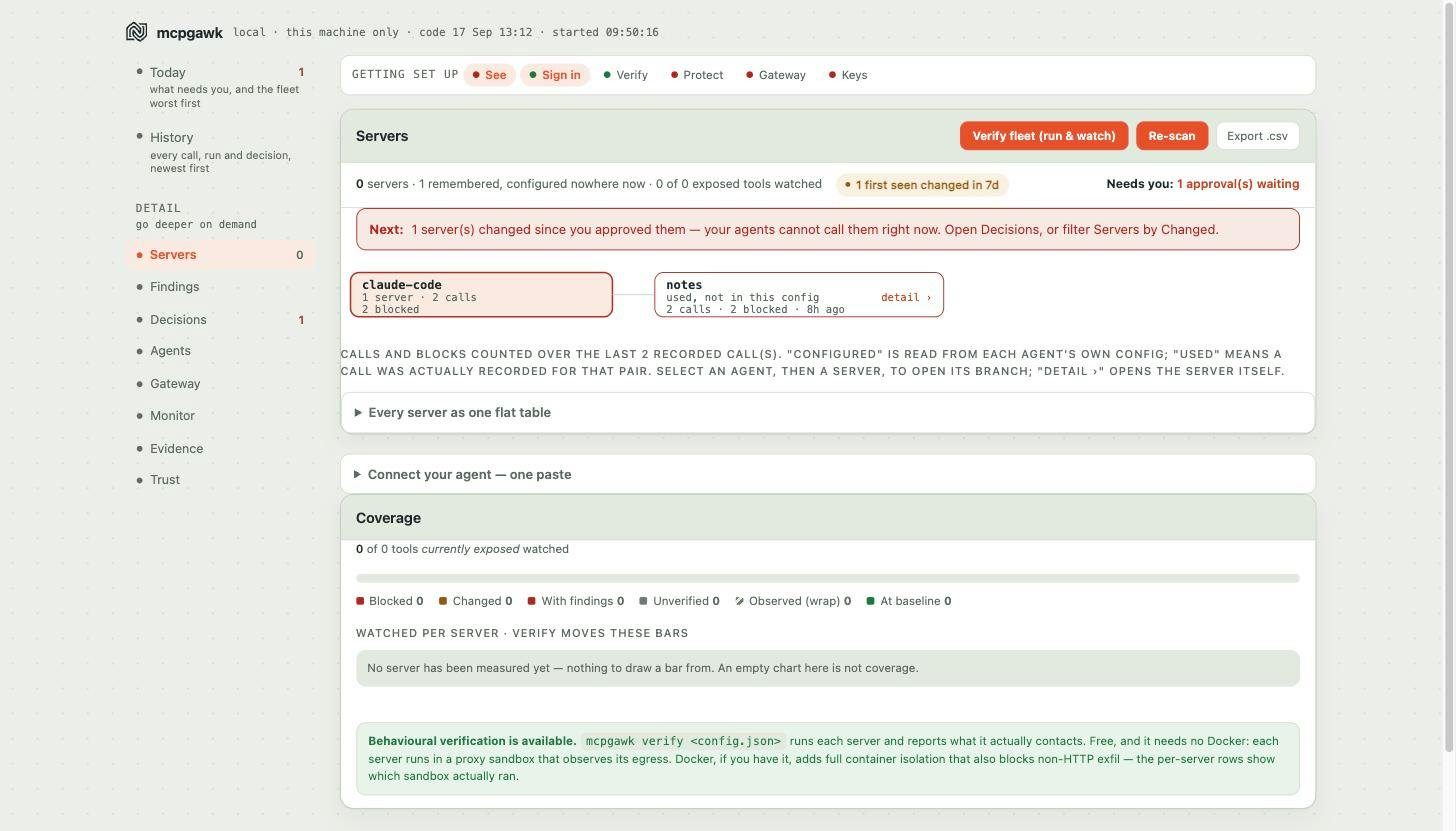 mcpgawk: A Security Tool That Catches MCP Servers Changing Behavior After Approval