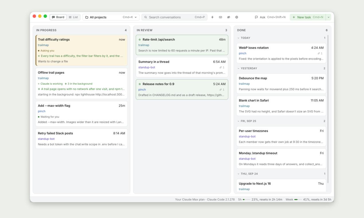 GeckIt: Manage Your Multiple Claude Code Sessions with a Kanban Board