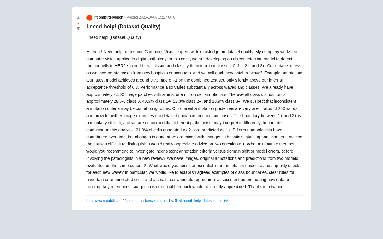 The Dataset Quality Dilemma in Digital Pathology AI: Distinguishing Annotation Inconsistency from Domain Shift
