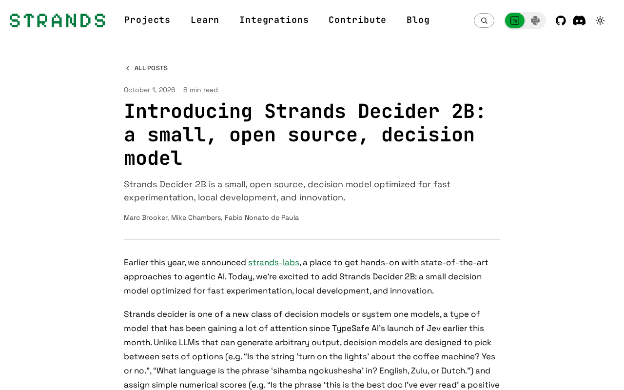 Strands Decider 2B: A Deep Dive into a Lightweight Open-Source Decision Model