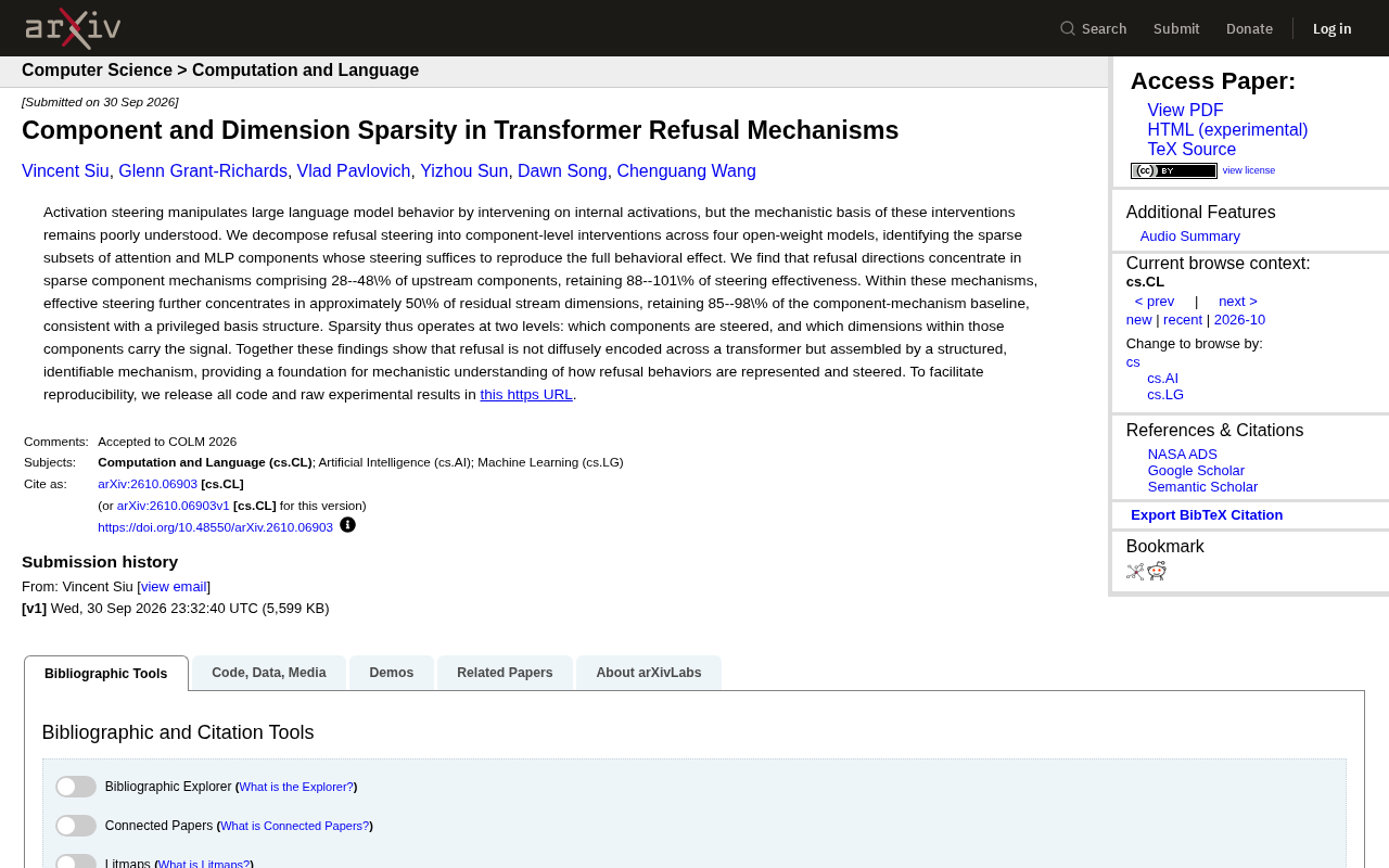 Dual Sparsity in Refusal Mechanisms: How Transformers Build Their Safety Guardrails