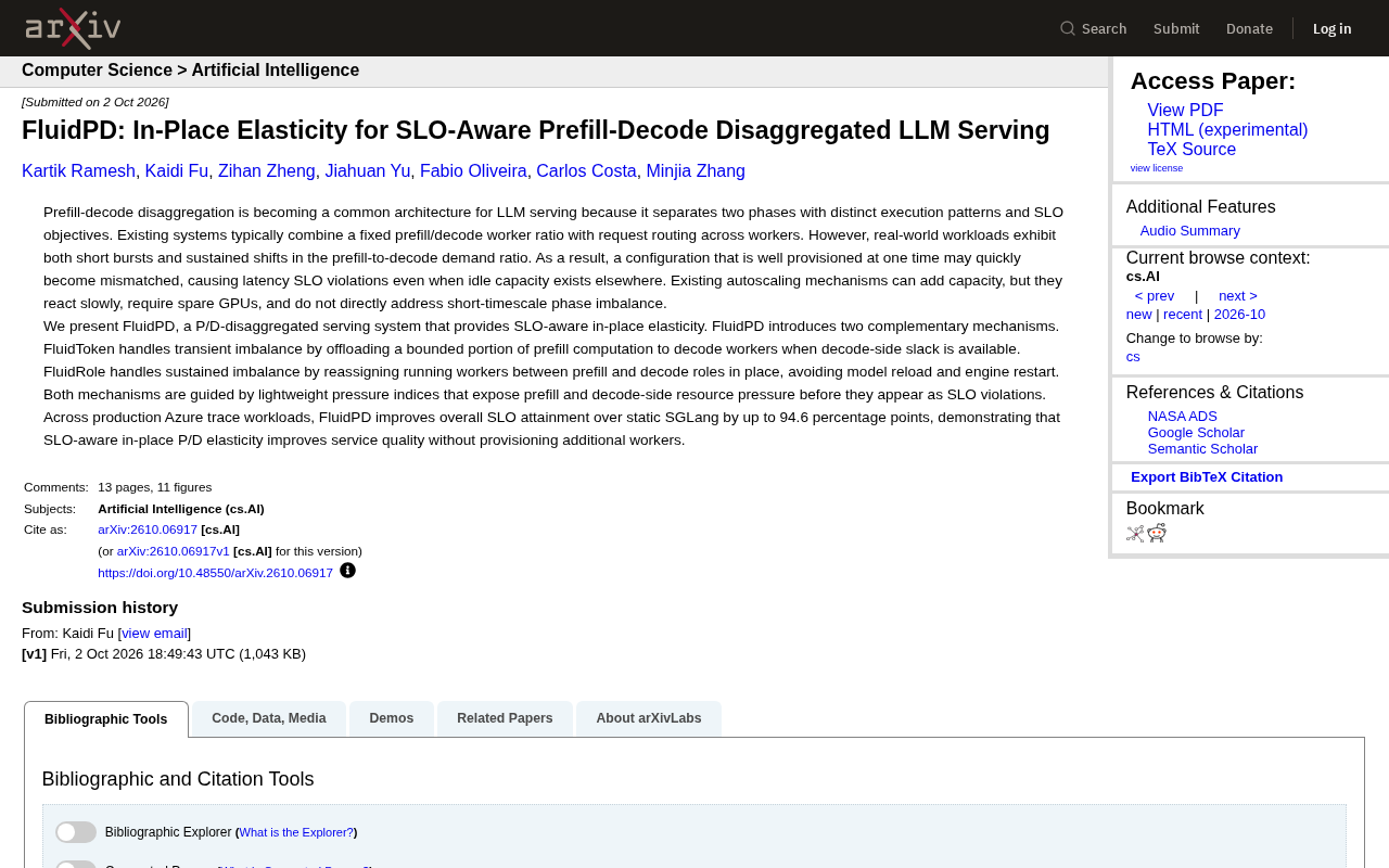 FluidPD: In-Place Elastic Scheduling Tackles the P/D Resource Imbalance Problem in LLM Inference