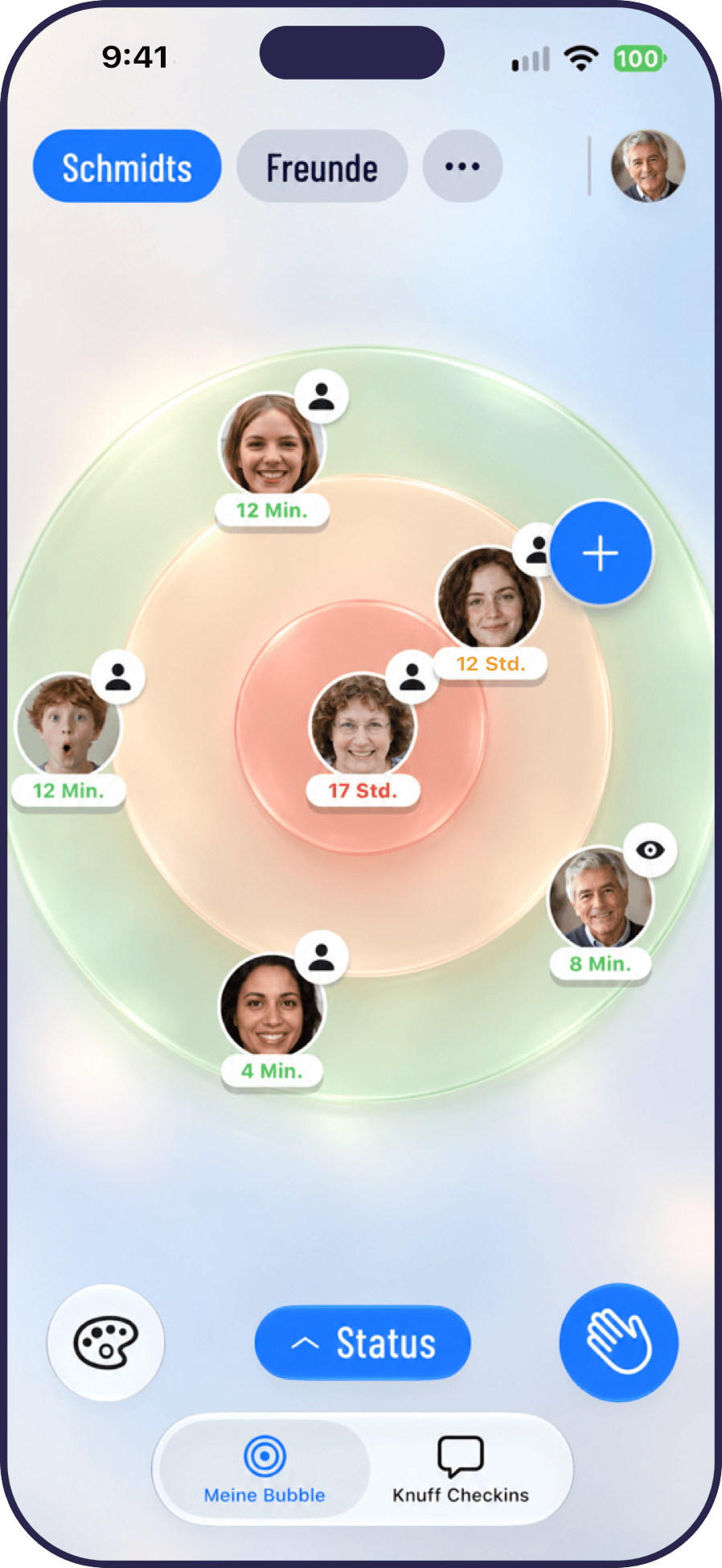 Knuff App Review: The Lightweight Family Connection App That Uses 'Check-In Bubbles' to Keep Loved Ones Safe