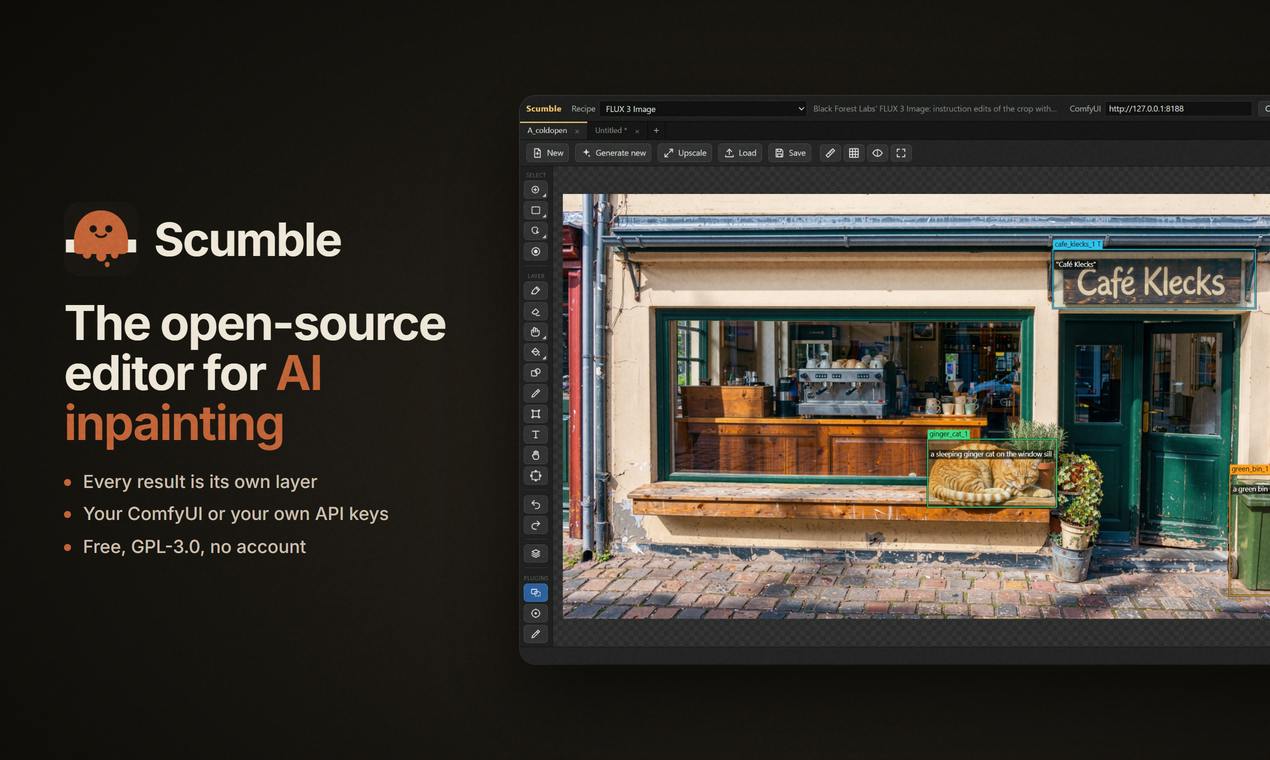 Scumble: Open-Source AI Inpainting Editor for More Controlled Image Editing