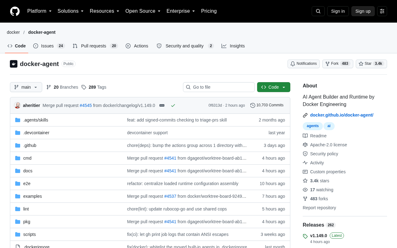 Docker Agent:用容器思维构建和运行AI智能体