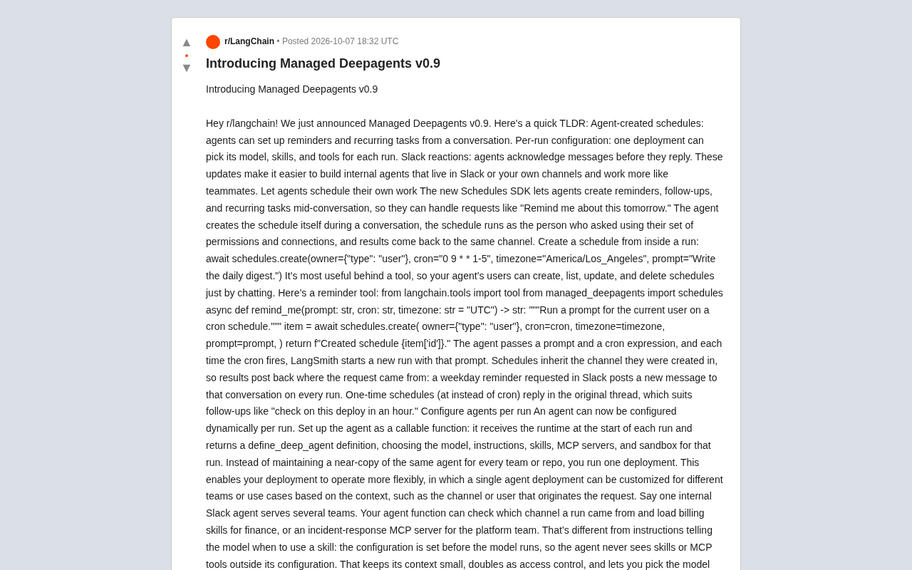 LangChain Releases Managed Deepagents v0.9: AI Agents That Work Like Real Team Members