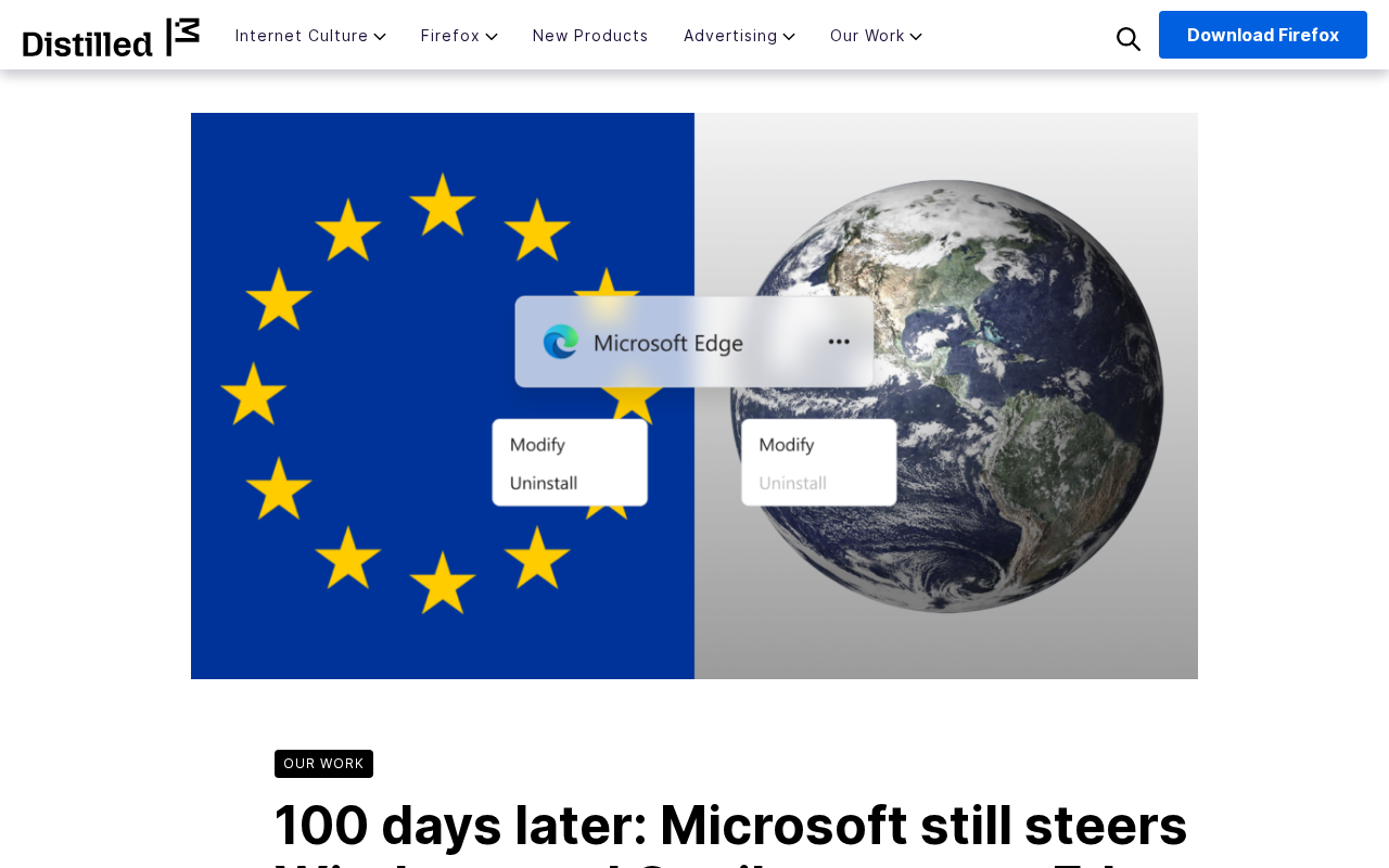 100 Days Later: Microsoft Is Still Steering Windows and Copilot Users to Edge