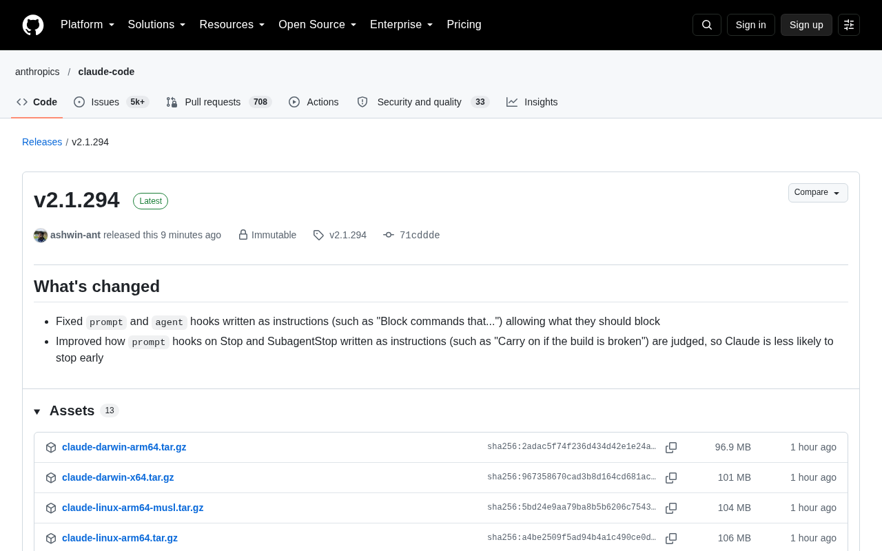Claude Code v2.1.294 Update: Fixing Hook Instruction Behavior Logic