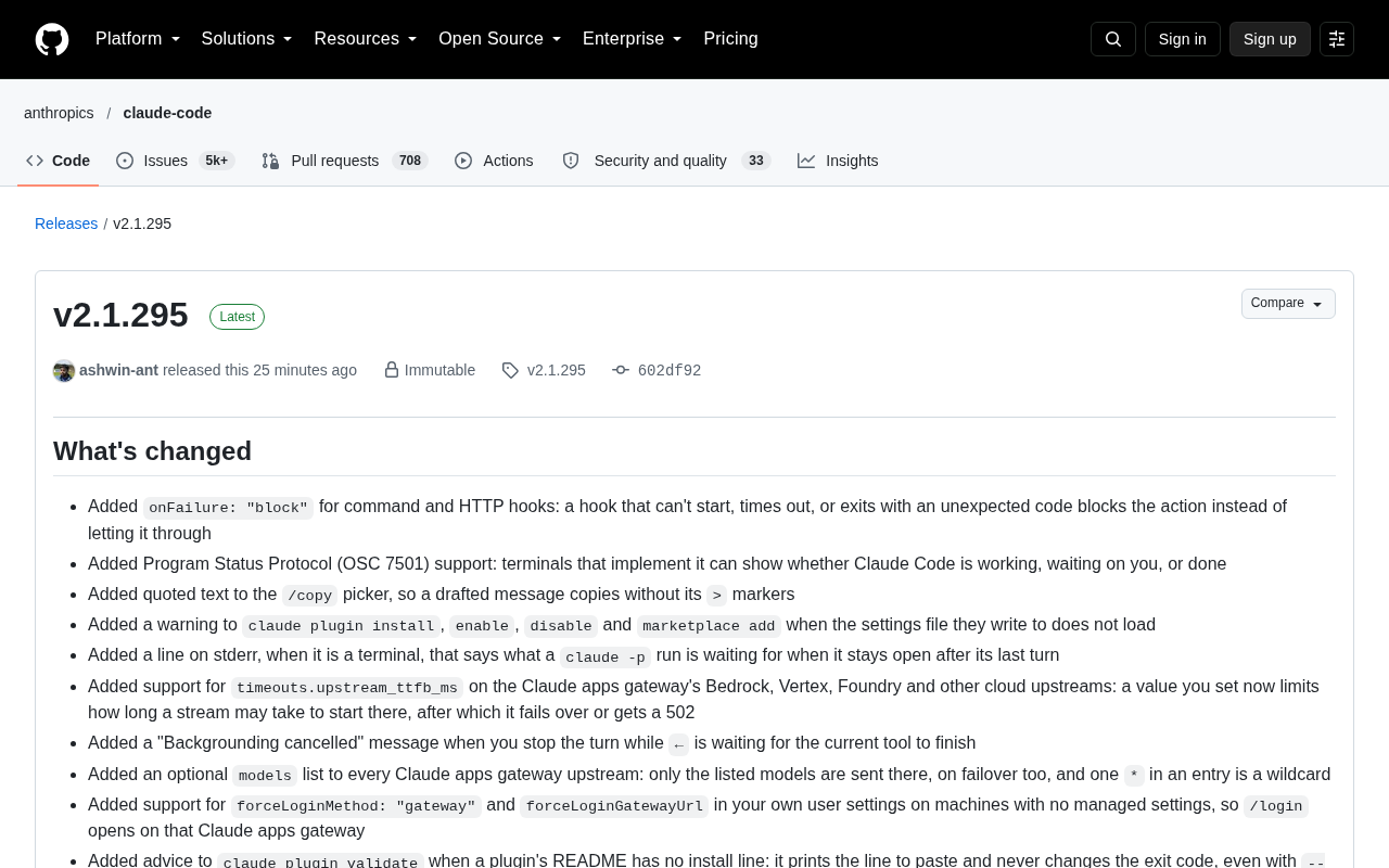 Claude Code v2.1.295 Update Deep Dive: Hook Interception, Background Tasks, and Gateway Enhancements
