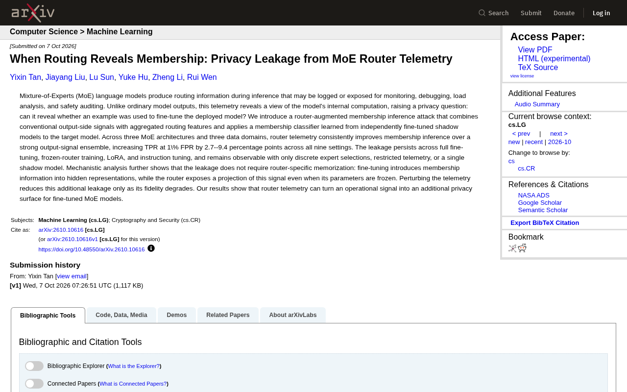 MoE Routing Telemetry Exposes Privacy: Expert Selection Leaks Training Membership Information
