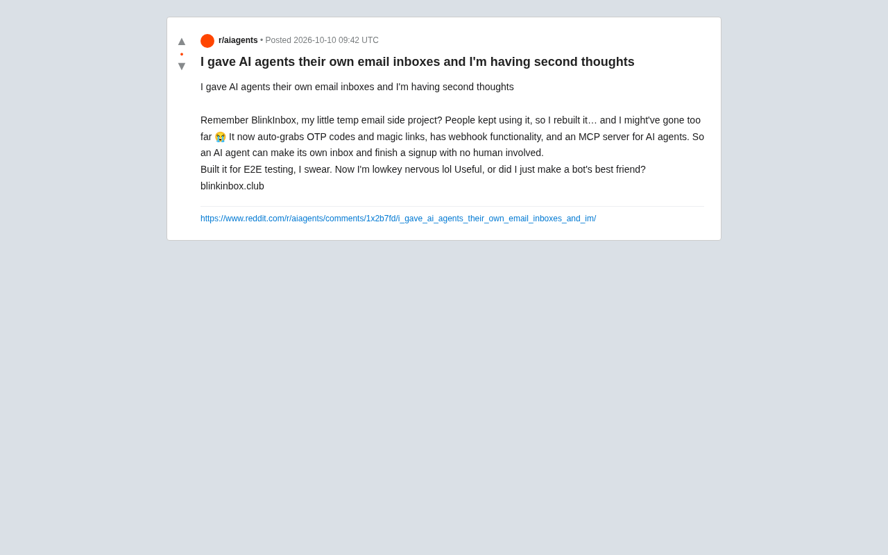给AI智能体配上专属邮箱:BlinkInbox的便利与隐忧