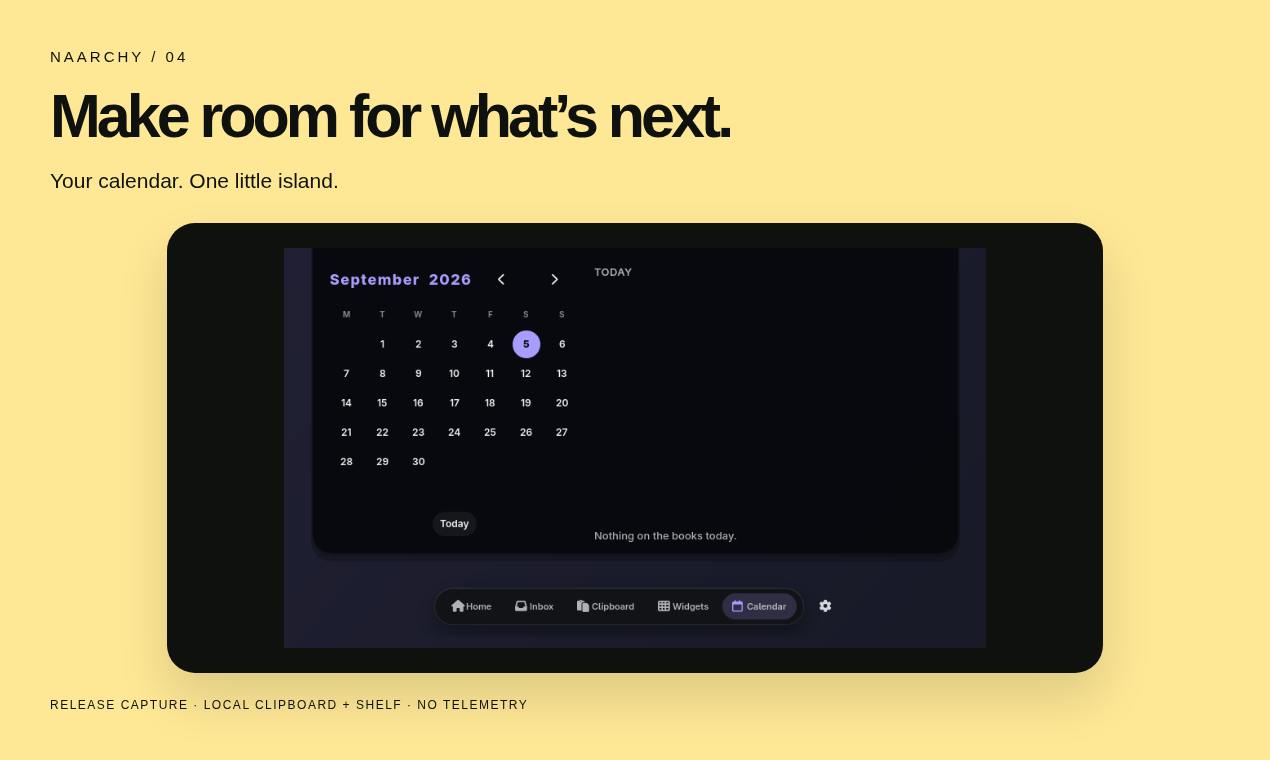 Naarchy:为 Linux 桌面打造的多功能「灵动岛」