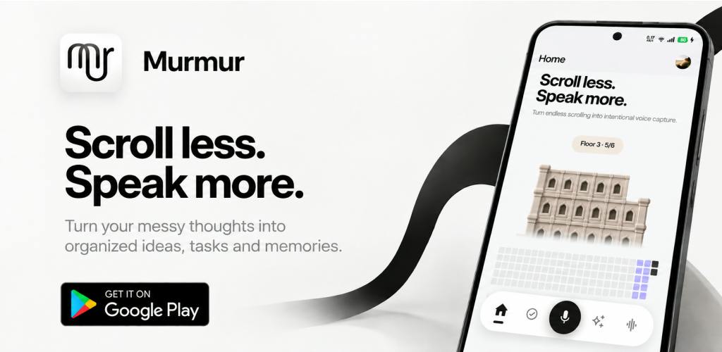 Murmur:以语音为先的私密思想笔记本