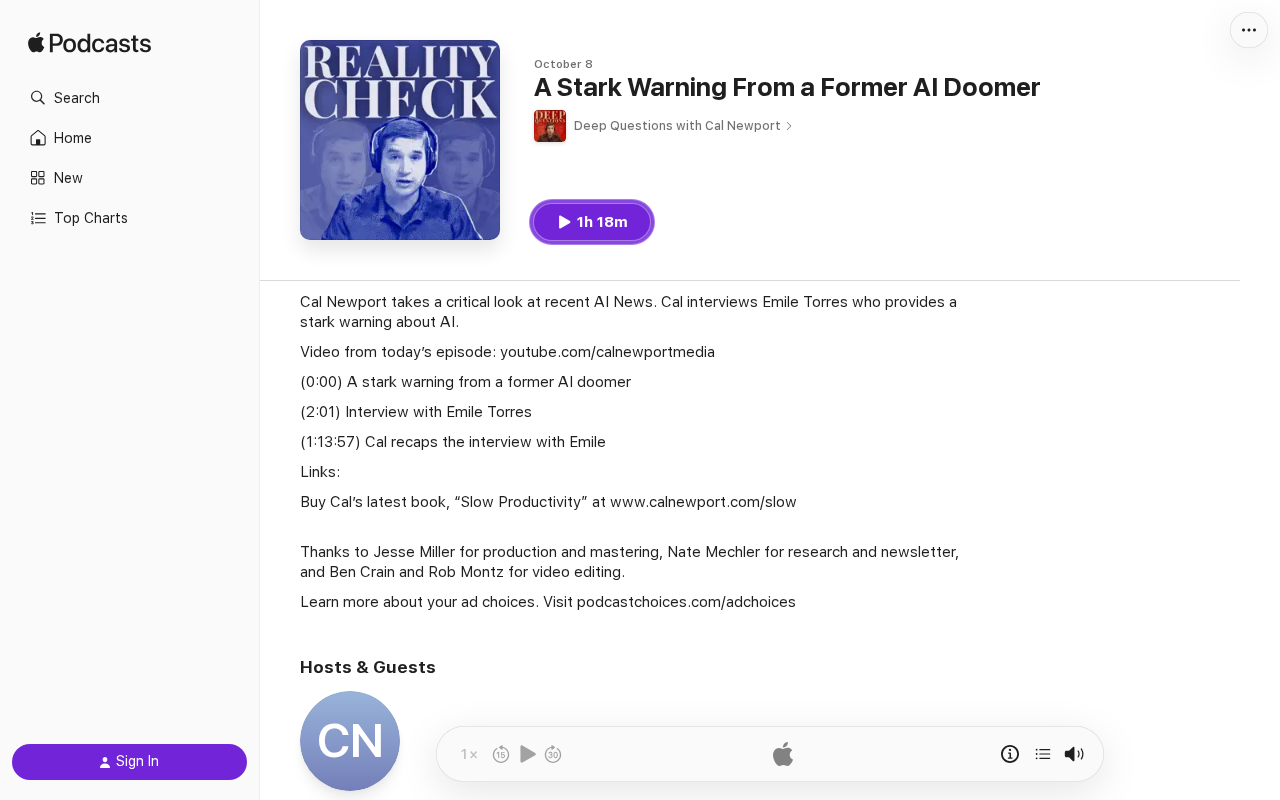 A Stark Warning from a Former AI Doomer