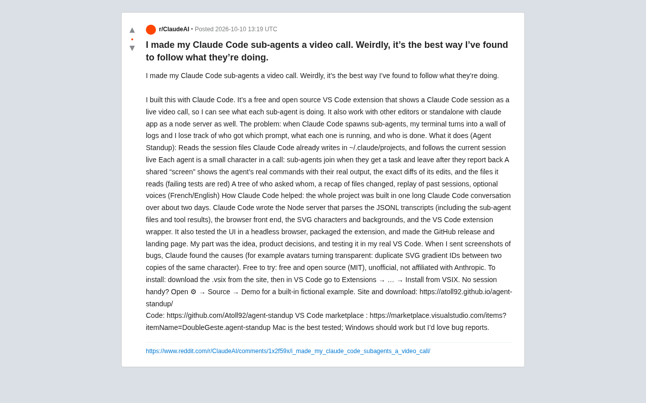 把Claude Code子智能体变成视频通话:可视化追踪多Agent工作新思路