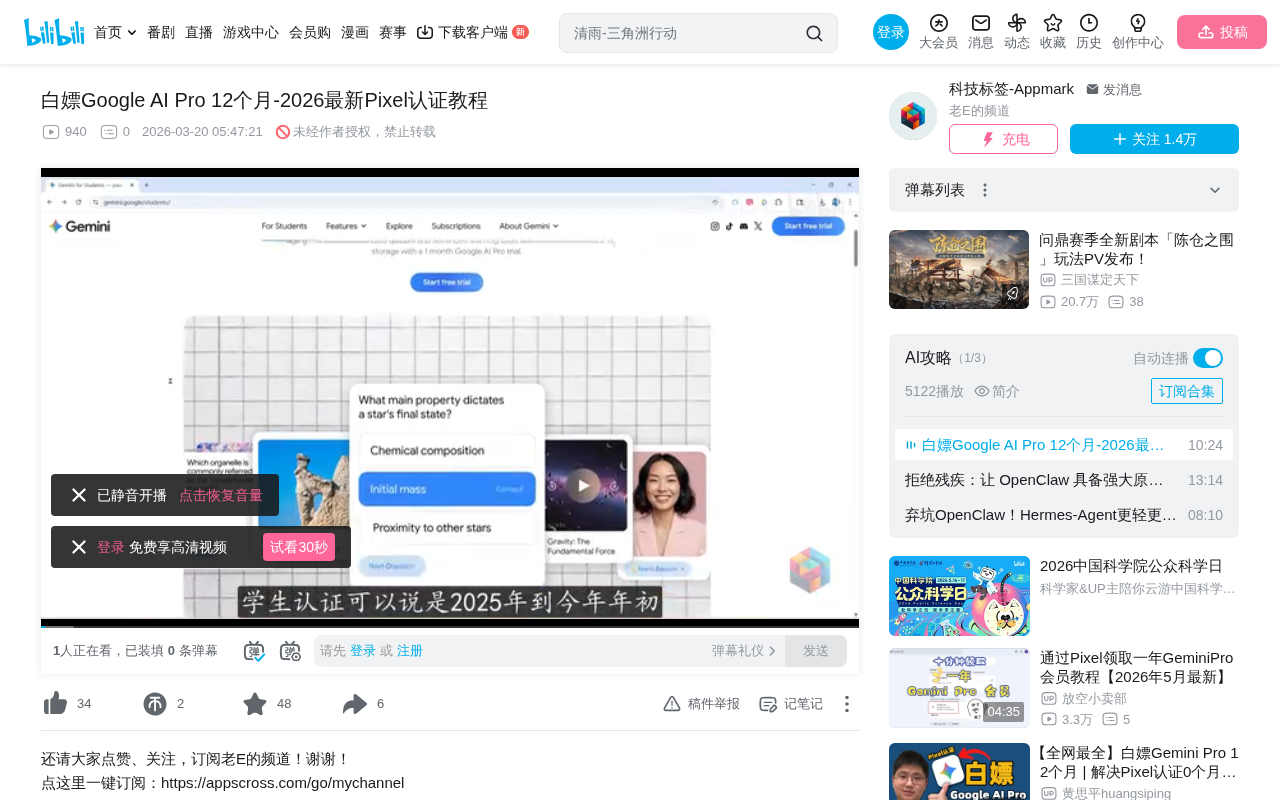 Pixel认证白嫖Google Gemini AI Pro 12个月完整教程(2025最新)