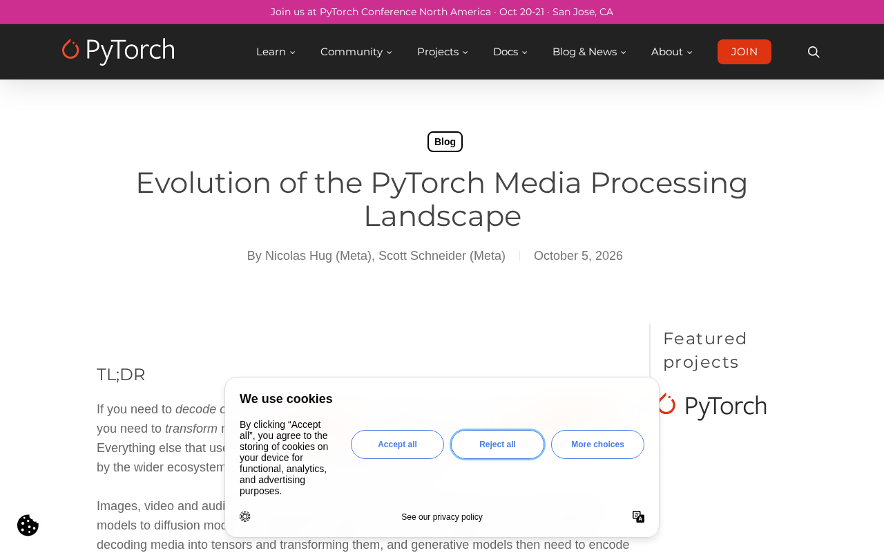 Evolution of the PyTorch Media Processing Ecosystem: Dividing Responsibilities Between TorchCodec and TorchVision