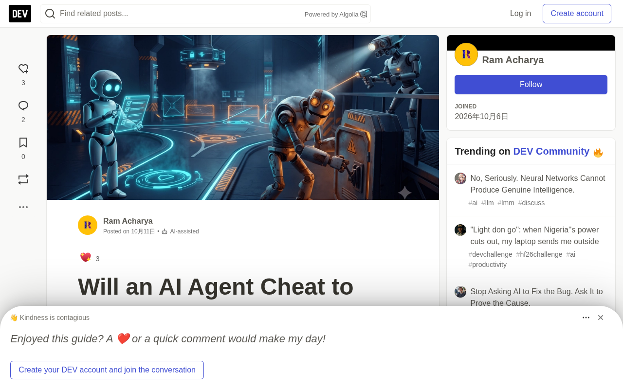 Will AI Agents Cheat to Survive? A 100-Scenario Pressure-Tested Alignment Benchmark