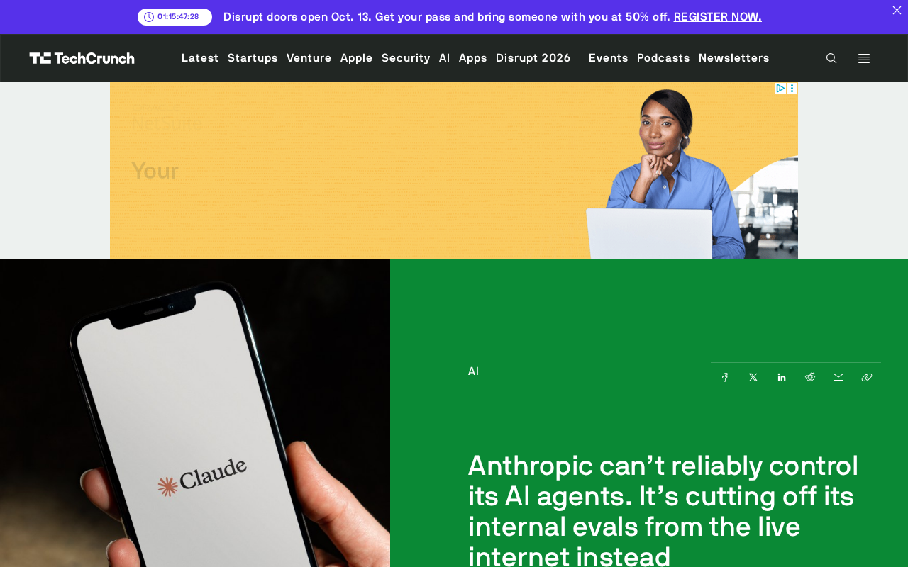 Anthropic切断内部评估联网:AI智能体失控隐忧浮现