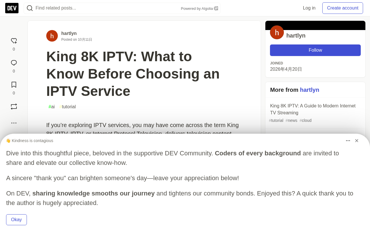 What to Know Before Choosing an IPTV Service: Key Considerations Using King 8K as an Example