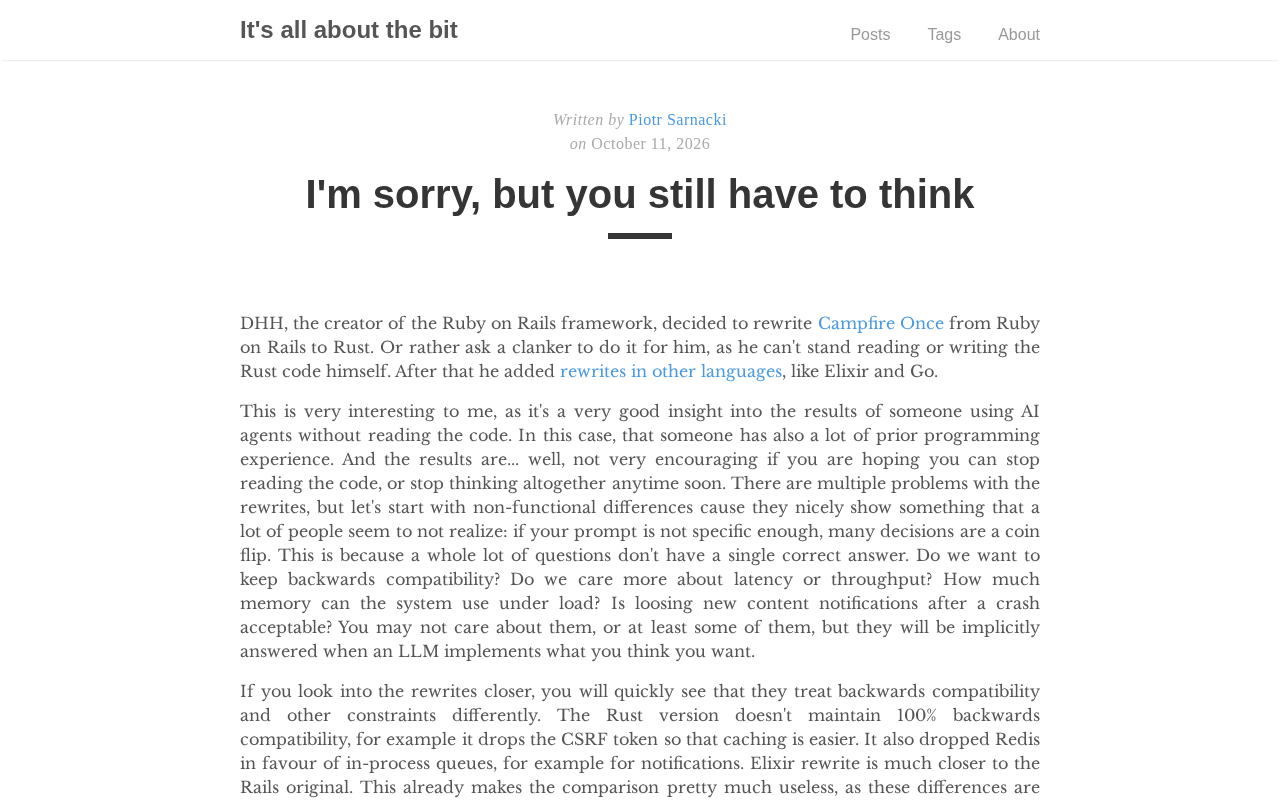 Staying Clear-Headed in the AI Era: You Still Need to Think for Yourself