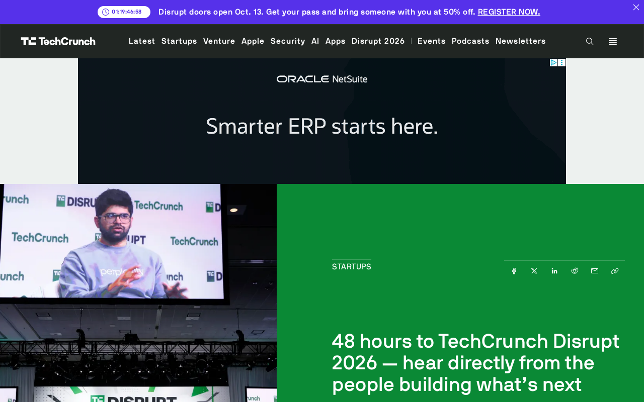 TechCrunch Disrupt 2026 Is Almost Here: Ticket Deals and What to Expect
