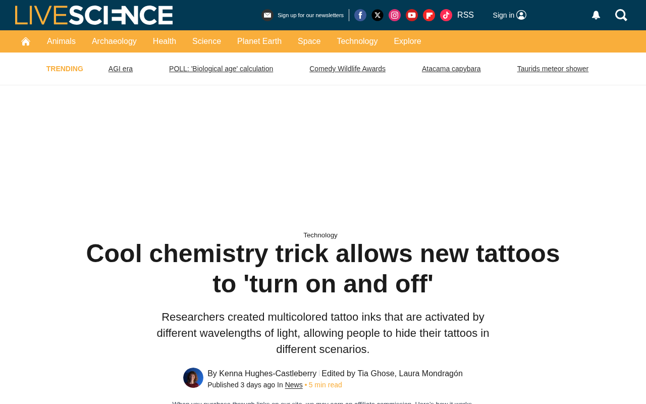 rss source: Tattoos you can turn on and off