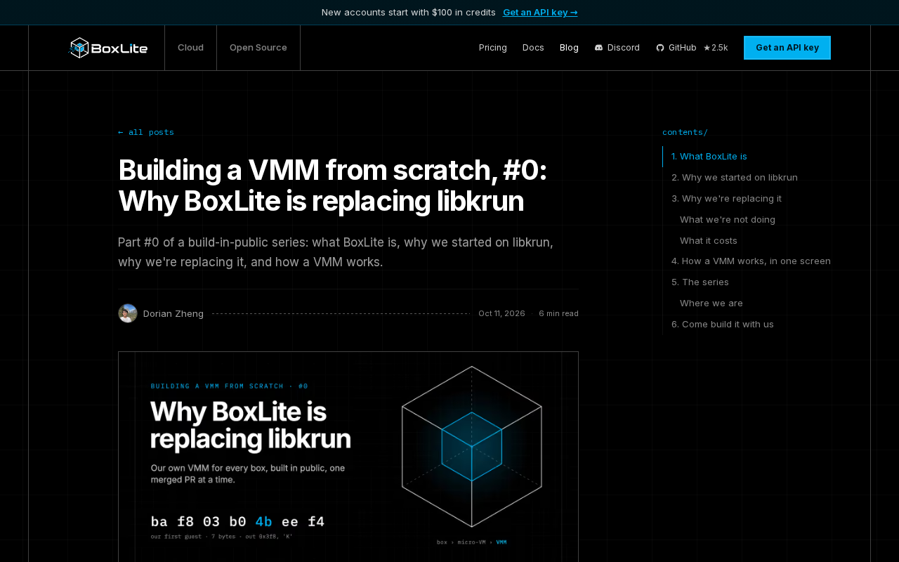从零构建VMM:BoxLite为何取代libkrun