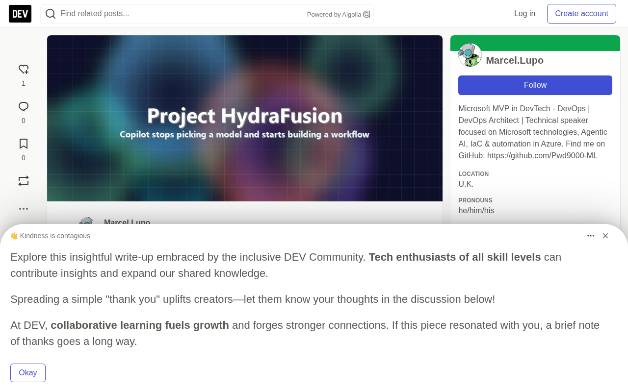 GitHub Copilot HydraFusion深度解析:从选模型到编排工作流