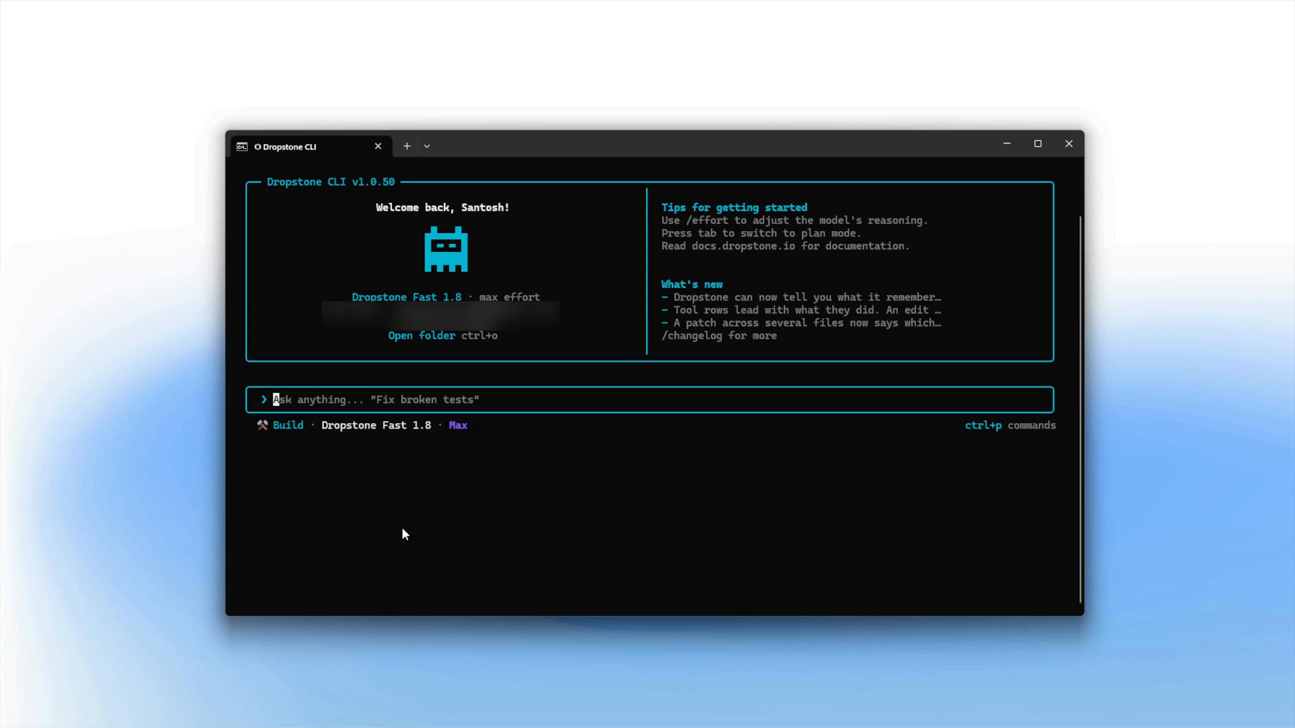Dropstone CLI:会自我学习的终端编程代理